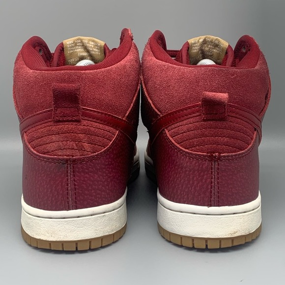 Nike SB Dunk Pro High Red Filbert Shoes 305050-662 Men’s Sz 6 / Women’s Sz 7.5 - Picture 3 of 10